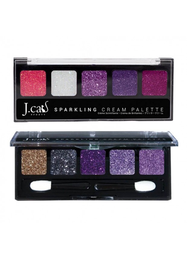 J.Cat beauty Sparkling Cream Palette  палитра теней для глаз