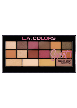 L.A.Colors Sweet 16 Color Eyeshadow Palette  палетка теней