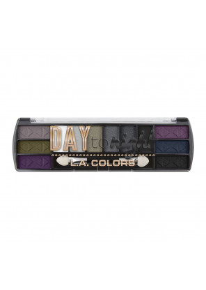 L.A.Colors Day To Night 12 Color Eyeshadow Nightfall тіні для очей L.A.Colors Day To Night 12 Color Eyeshadow Nightfall тіні для очей