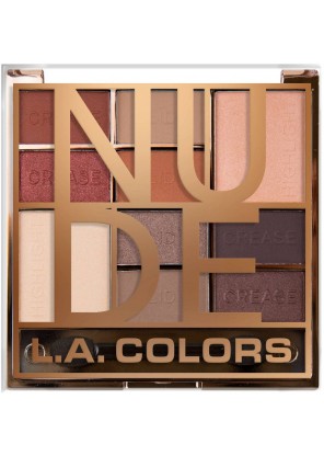 L.A.Colors Block 10 Color Eyeshadow Palette NUDE Палетка тіней L.A.Colors Block 10 Color Eyeshadow Palette NUDE Палетка тіней