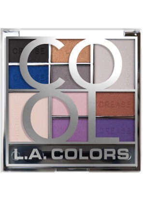 L.A.Colors Block 10 Color Eyeshadow Palette COOL Палетка тіней L.A.Colors Block 10 Color Eyeshadow Palette COOL Палетка тіней