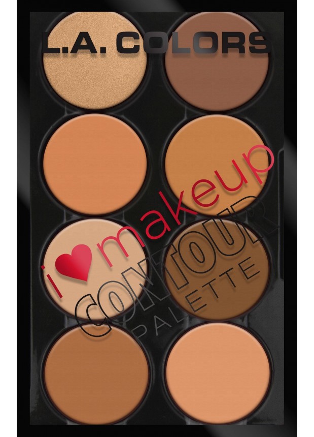 L.A.Colors I heart Makeup-Contour палетка для контуринга