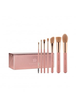 Pink Star Cosmetics Luxe Basic Brush Set Rose Gold набор кистей 