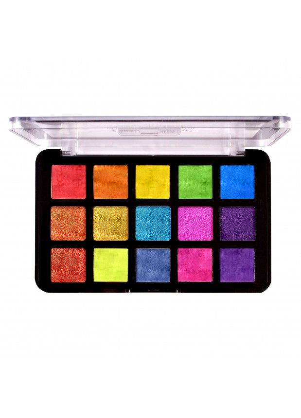 J.Cat Beauty Dia & Noche Tri-Element 15 Eyeshadow Palette Peak Time