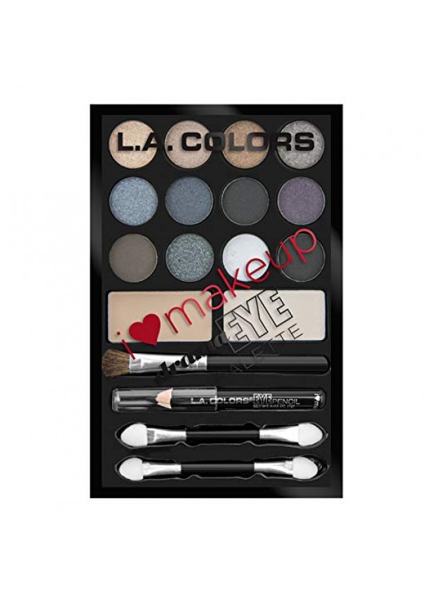 L.A.Color I Heart Makeup Drama Eye Palette - Набор теней
