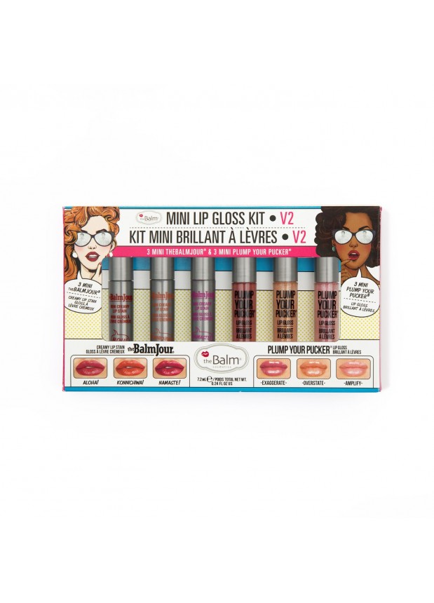 The Balm Mini Lip Gloss Kit V2 набор помад в мини формате