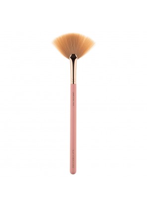 Pink Star Cosmetics Fan Brush Rose Gold L806