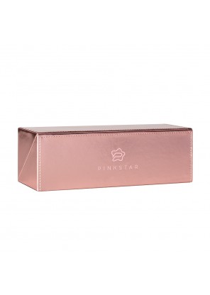 Pink Star Cosmetics Box Case Rose Gold Футляр для кистей